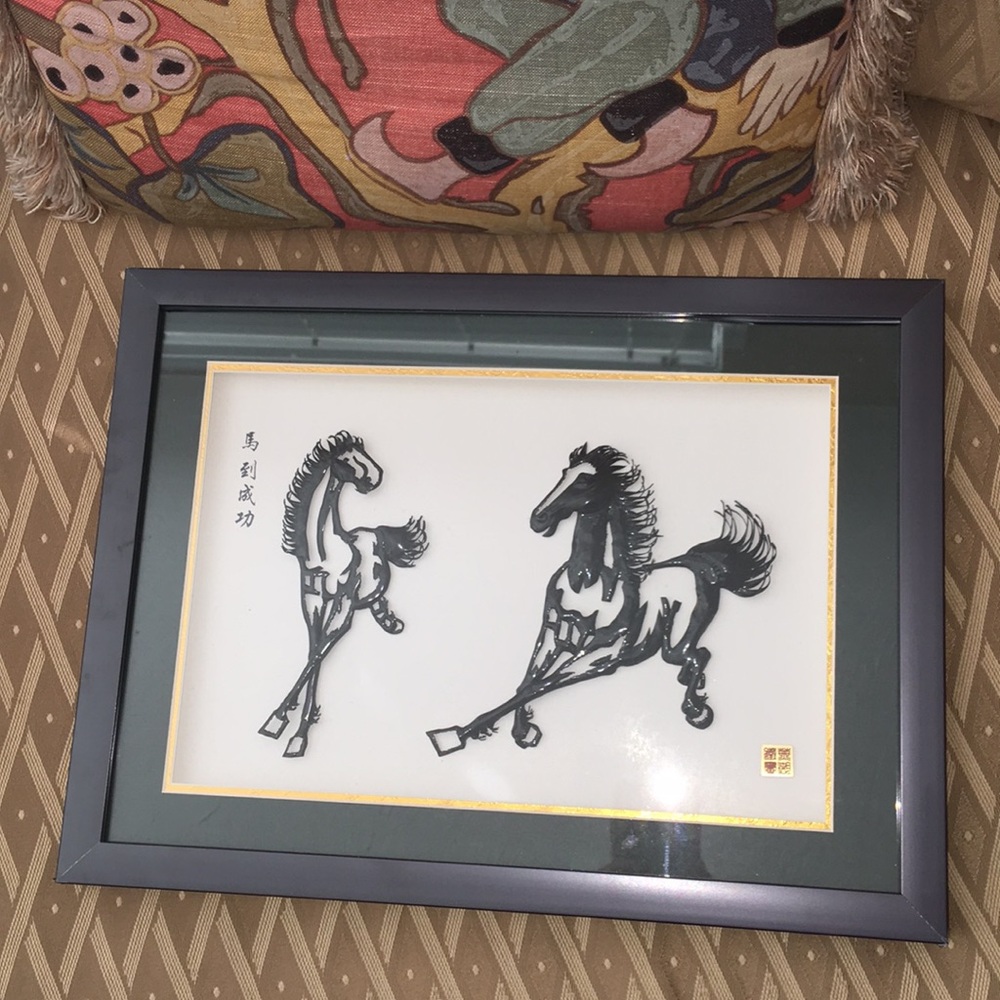 Asian Horse Decor